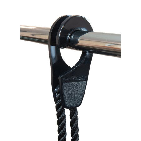 FASTFENDER Fenderhaken 25 PA für Seil 6-10mm, Rohr 25mm schwarz 2St.
