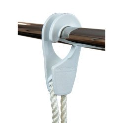 FASTFENDER Fenderhaken 25 PA für Seil 6-10mm, Rohr 25mm weiß 2St.