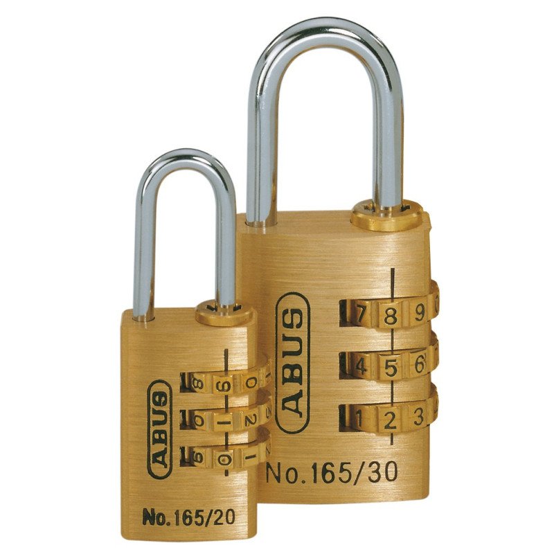 ABUS Zahlenschloss, 3-stellig 165/20 Ms/Edelstahl 23mm