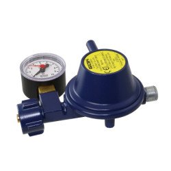 Gasdruckminderer mit Manometer 30mbar, 0,8kg/h