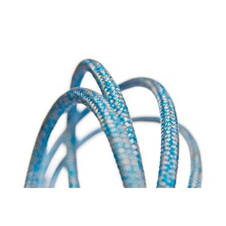 GLEISTEIN MegaTwin 07 Dyneema/PES 4mm silbergrau/weiß