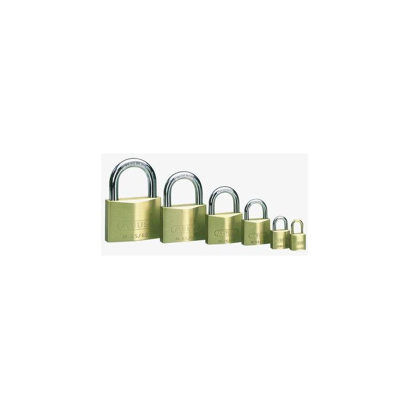 ABUS Vorhängeschloss, gehärtet 65/30 Ms 30mm, gleichschl. 2St.