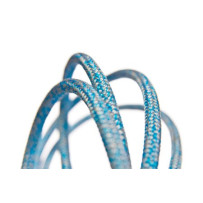 GLEISTEIN MegaTwin 07 Dyneema/PES 6mm silbergrau/gelb 100m