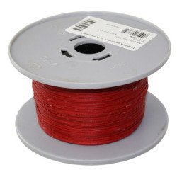 GLEISTEIN Takelgarn, gewachst, geflochten 1mm rot 500m