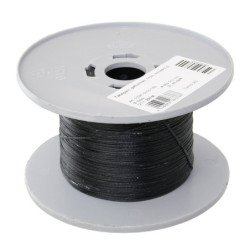 GLEISTEIN Takelgarn, gewachst, geflochten 1mm schwarz 500m