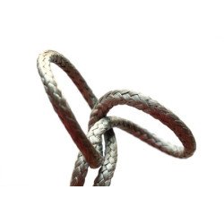 GLEISTEIN Jackline PES 4mm silbergrau