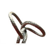 GLEISTEIN Jackline PES 4mm silbergrau