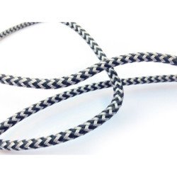 GLEISTEIN RunnerTwin ZigZag Dyneema/PES/Technora 8mm schwarz/silbergrau