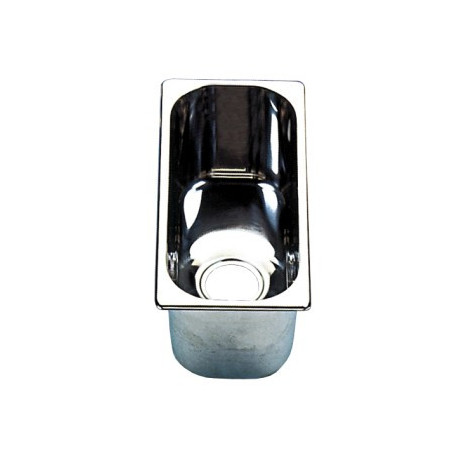 BARKA Spülbecken rechteckig Edelstahl poliert 300x140x180mm