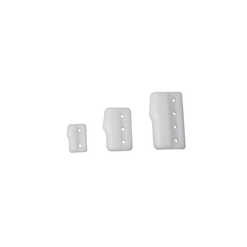 Liekleinenklemme Kunststoff für Seil 1-4mm 10St.