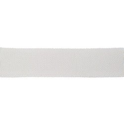 Gurtband, leichte Leinwandbindung PES 10mm weiß 100m