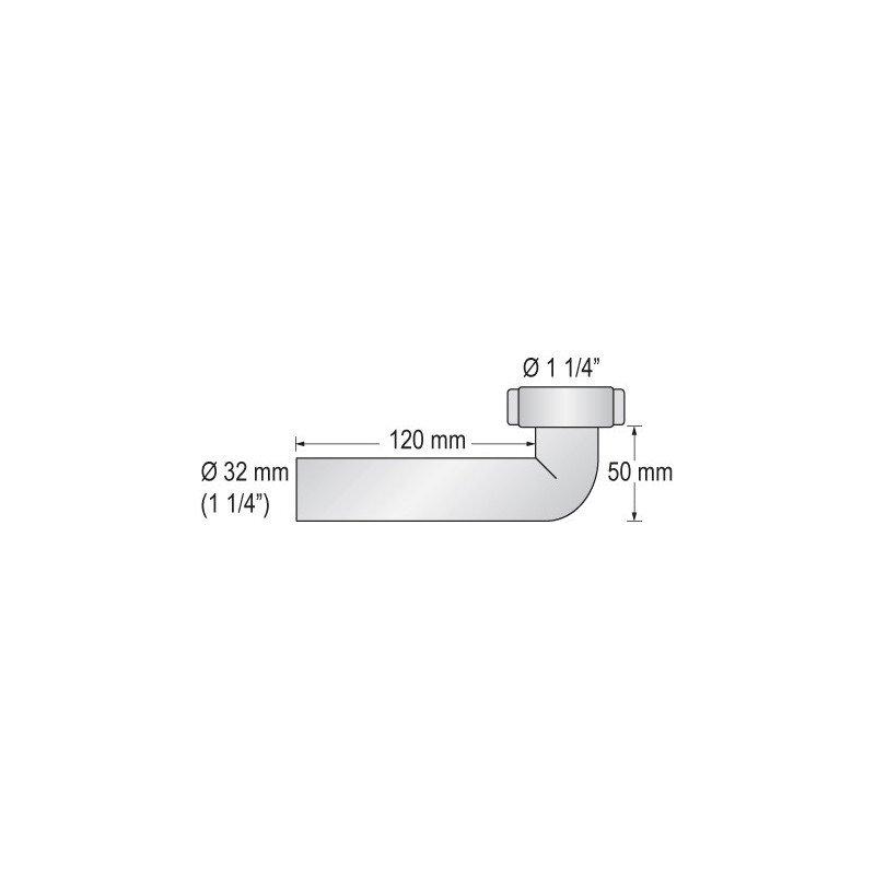 BARKA Rohrwinkel mit Gewinde 1-1/4' für Schlauch 32mm BARKA Rohrwinkel mit Gewinde 1-1/4' für Schlauch 32mm