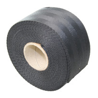 Gurtband, schwere Leinwandbindung PES 40mm weiß 5m