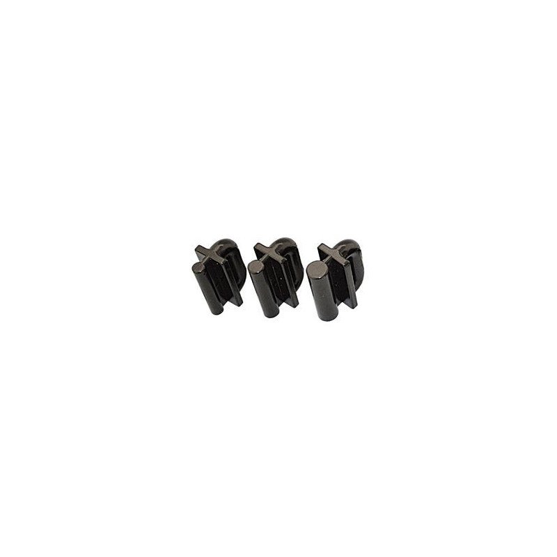 ALLEN Mastrutscher mit Rundprofil Komposit 7mm schwarz 10St.