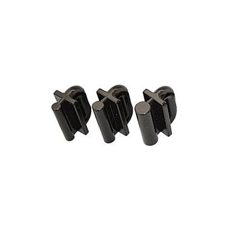 ALLEN Mastrutscher mit Rundprofil Komposit 7mm schwarz 10St.