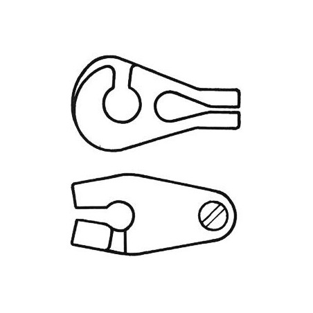 ALLEN Stagreiter Nylon für Drahtseil 4mm 5St. SB-Pack