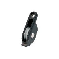 ALLEN Rollenkasten gleitl. schmal Alu 25mm, Seil 5mm, POMrolle