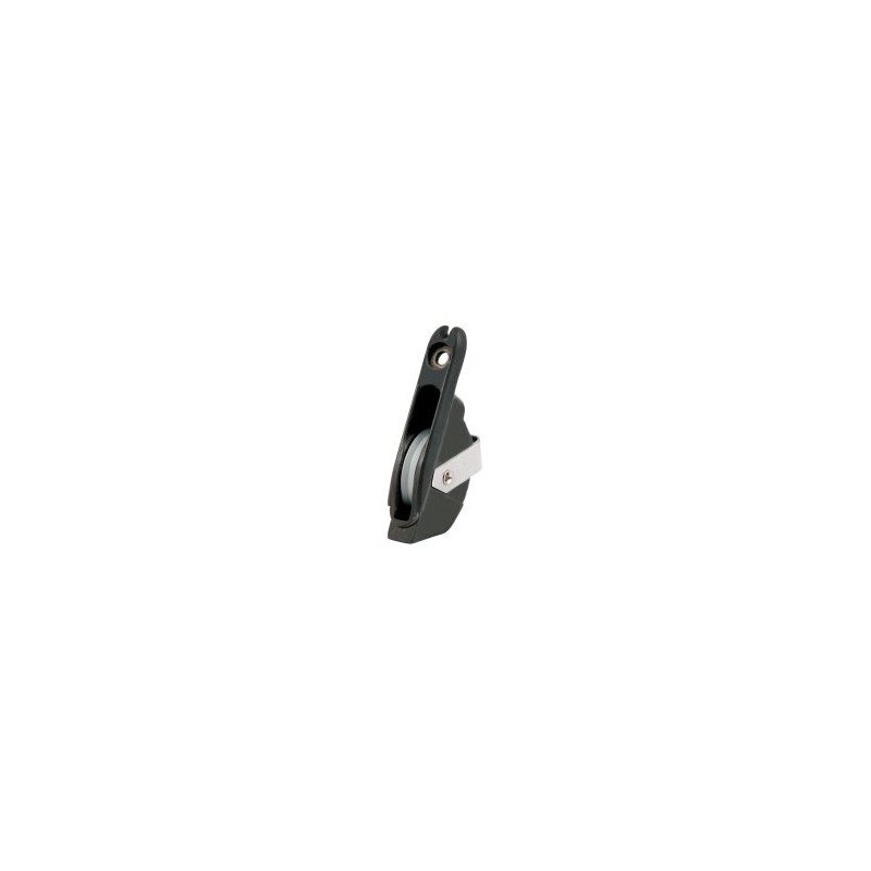ALLEN Rollenkasten gleitl. schmal Alu 38mm, Seil 5mm, POMrolle
