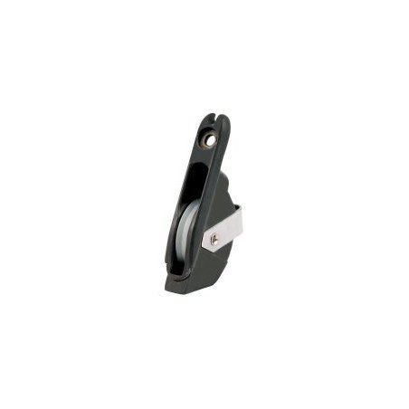 ALLEN Rollenkasten gleitl. schmal Alu 38mm, Seil 5mm, POMrolle