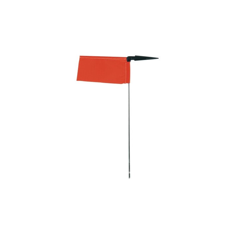 ALLEN Windanzeiger ohne Seitenhalter, Tuch 110x120mm rot
