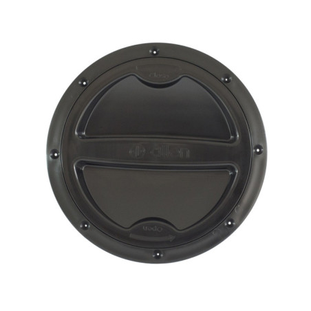 ALLEN Inspektionsdeckel mit Schraubverschl. PP 100mm schwarz