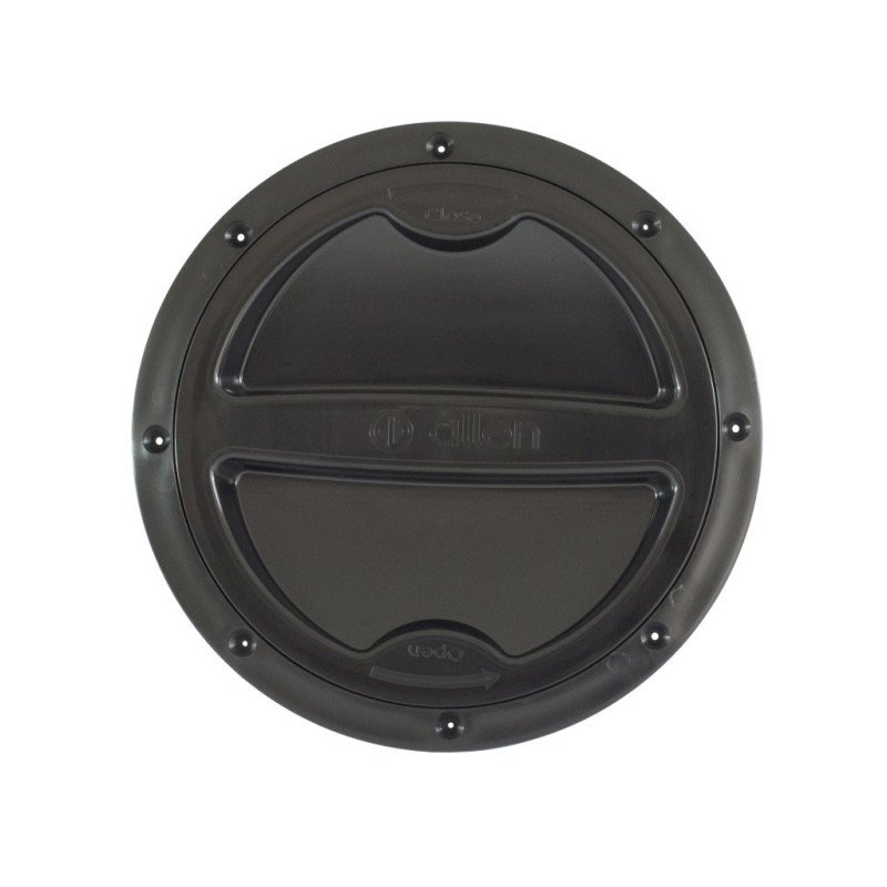 ALLEN Inspektionsdeckel mit Schraubverschl. PP 130mm schwarz