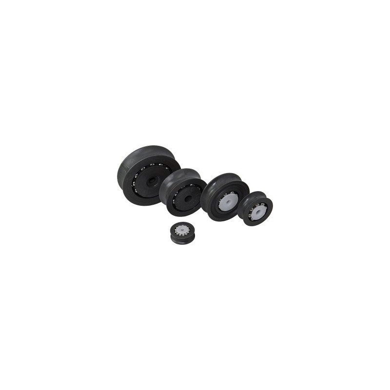 ALLEN Rolle kugell. POM 52x15mm, Bohrung 6,5mm