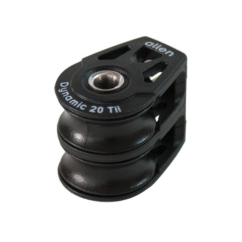 ALLEN Doppelblock Tii-On kugell. 20mm, Seil 6mm, ohne Schlaufe