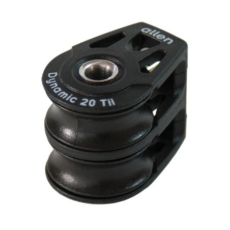 ALLEN Doppelblock Tii-On kugell. 20mm, Seil 6mm, ohne Schlaufe