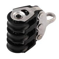 ALLEN Dreifachblock kugell. 20mm, Seil 6mm, Auge