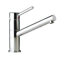 BARKA Einhebel-Mischbatterie, schwenk- und drehbar MsCr mit Gewinde 1/2'