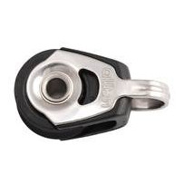 ALLEN Einfachblock XHL kugell. 30mm, Seil 8mm, ohne Schlaufe, schwarz