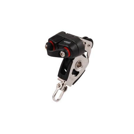 ALLEN Violinblock kugell. 28/18mm, Seil 8mm, Wirbelschäkel, Klemme