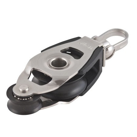 ALLEN Violinblock kugell. 28/18mm, Seil 8mm, Wirbelschäkel