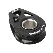 ALLEN Einfachblock Tii-On kugell. 40mm, Seil 10mm, ohne Schlaufe