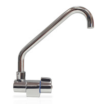 BARKA Wasserhahn, schwenk- und klappbar MsCr mit Gewinde 3/8'