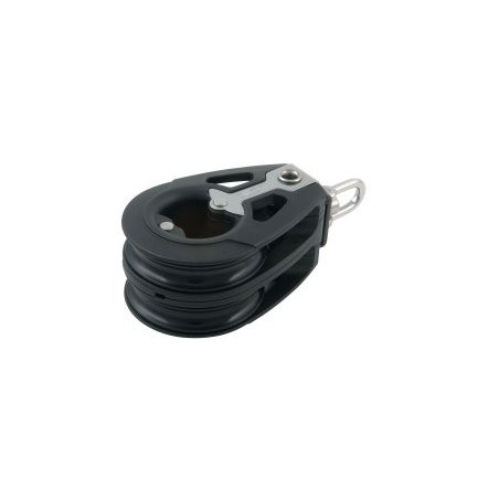 ALLEN Doppelblock kugell. 60mm, Seil 12mm, Umsteckschäkel