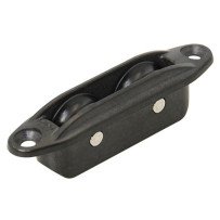 ALLEN Decksdurchführung/Doppelblock kugell. 20mm, Seil 6mm