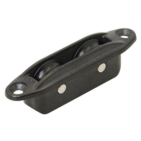 ALLEN Decksdurchführung/Doppelblock kugell. 20mm, Seil 6mm