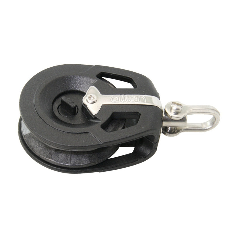 ALLEN Pro-Ratschenblock 40mm, Seil 6mm, Wirbelschäkel