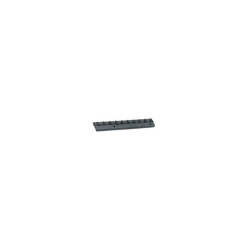 ALLEN Hakenschiene gewölbt Alu 125mm mit 10 Haken
