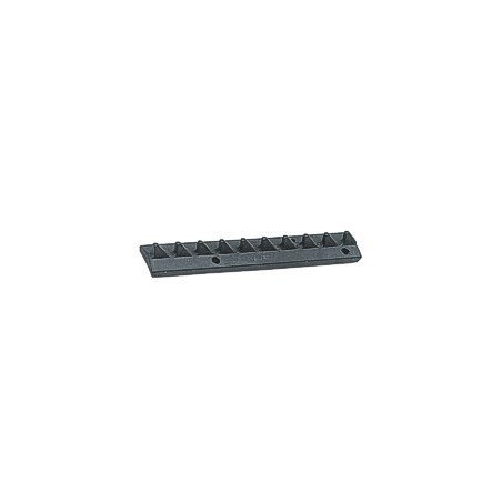 ALLEN Hakenschiene gewölbt Alu 125mm mit 10 Haken
