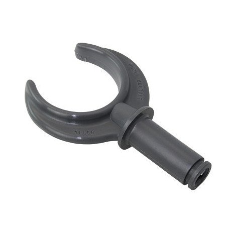 ALLEN Rudergabel Nylon für Riemenruder 38mm, Pin 19x46mm, schwarz