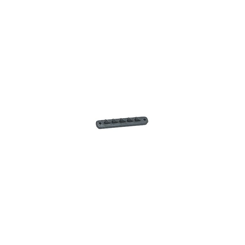 ALLEN Hakenschiene gewölbt Alu 85mm mit 5 Haken