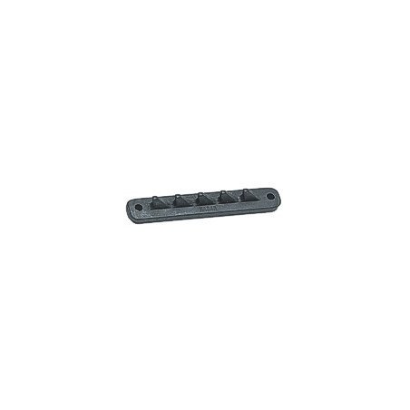 ALLEN Hakenschiene gewölbt Alu 85mm mit 5 Haken