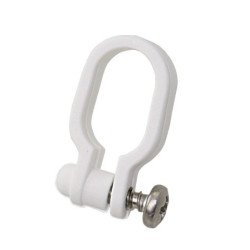 ALLEN Mastrutscher-Schäkel zum Verschr. Nylon 26mm weiß 100St.