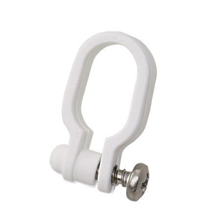ALLEN Mastrutscher-Schäkel zum Verschr. Nylon 26mm weiß 100St.
