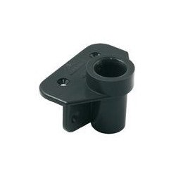 ALLEN Rudergabelsockel für Kantenmontage Nylon für Pin 19mm, anthrazit
