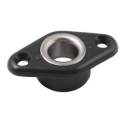 ALLEN Decksdurchführung mit Flansch Nylon/A4 Auge 6mm schwarz 10St.