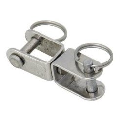 ALLEN Wirbelschäkel Gabel-Gabel mit Steckbolzen A4 5x49mm SB-Pack